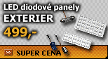 Osvětlovací panely LED různé rozměry barva osvětlení bílá